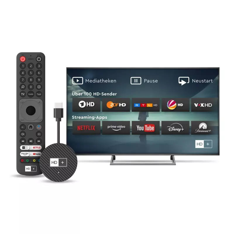 HD+ Smart TV Dongle HDMI 4K Ultra HD Android nero 32GB