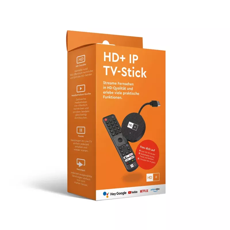 HD+ Smart TV Dongle HDMI 4K Ultra HD Android nero 32GB