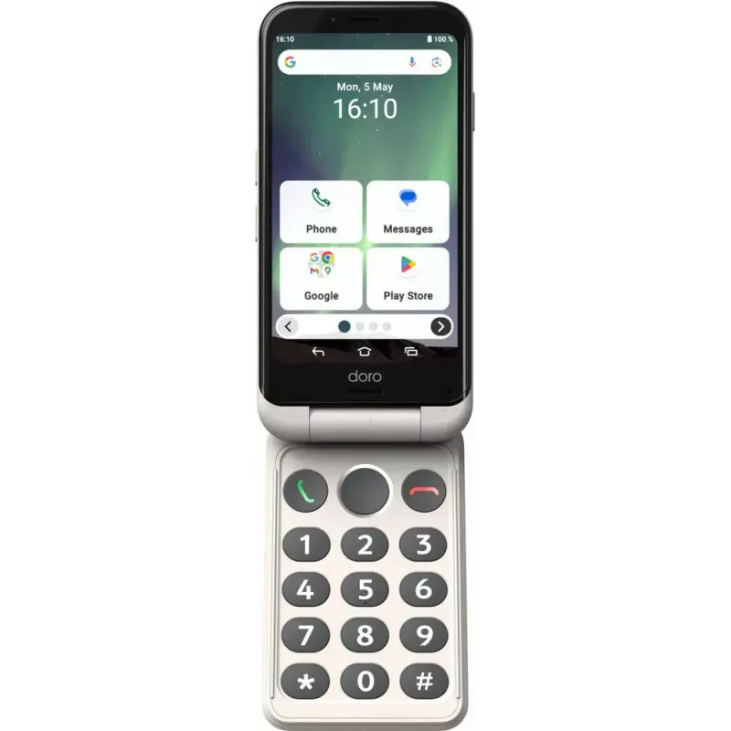 Smartphone Doro Aurora A20 4.5 pollici 4 GB 64 GB nero bianco