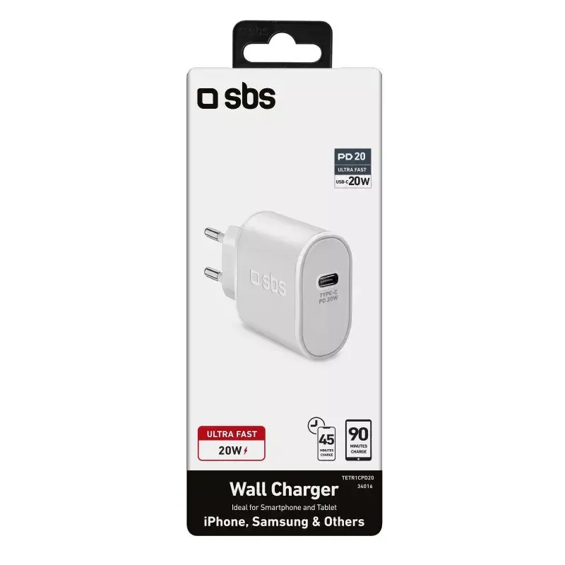 Power Charger SBS 20W Power Delivery caricabatterie