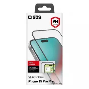 Protezione schermo SBS TESCRFCIP1567P per iPhone 15 Pro Max trasparente