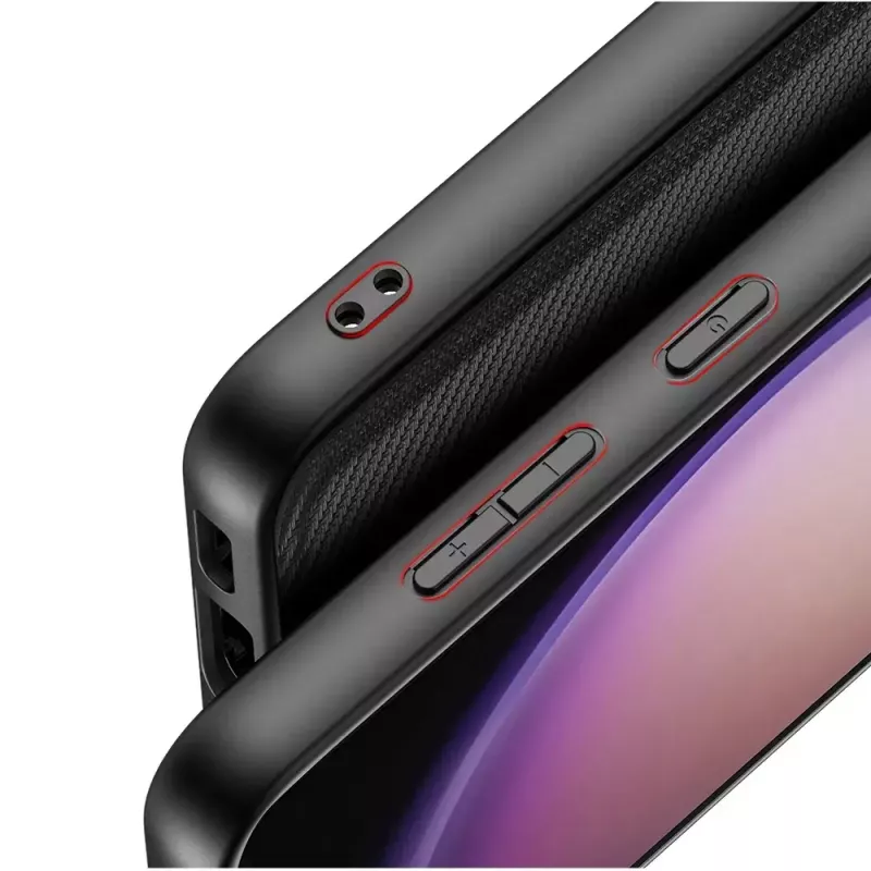 Custodia per cellulare Nevox StyleShell NYLO Samsung Galaxy S24 Plus nero 16,8 cm