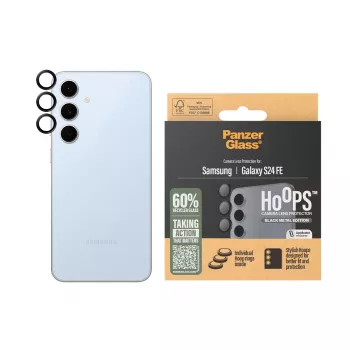 PanzerGlass ® Hoops® protezione lenti fotocamera nero Samsung Galaxy S24 FE