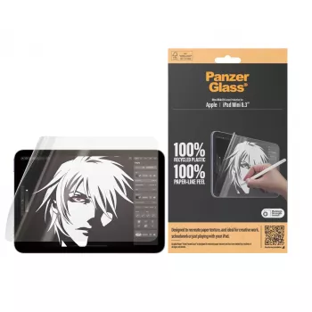 PanzerGlass ® GraphicPaper® vetro protettivo per display iPad Mini 8.3'' (2021, 2024) | Ultra-Wide Fit