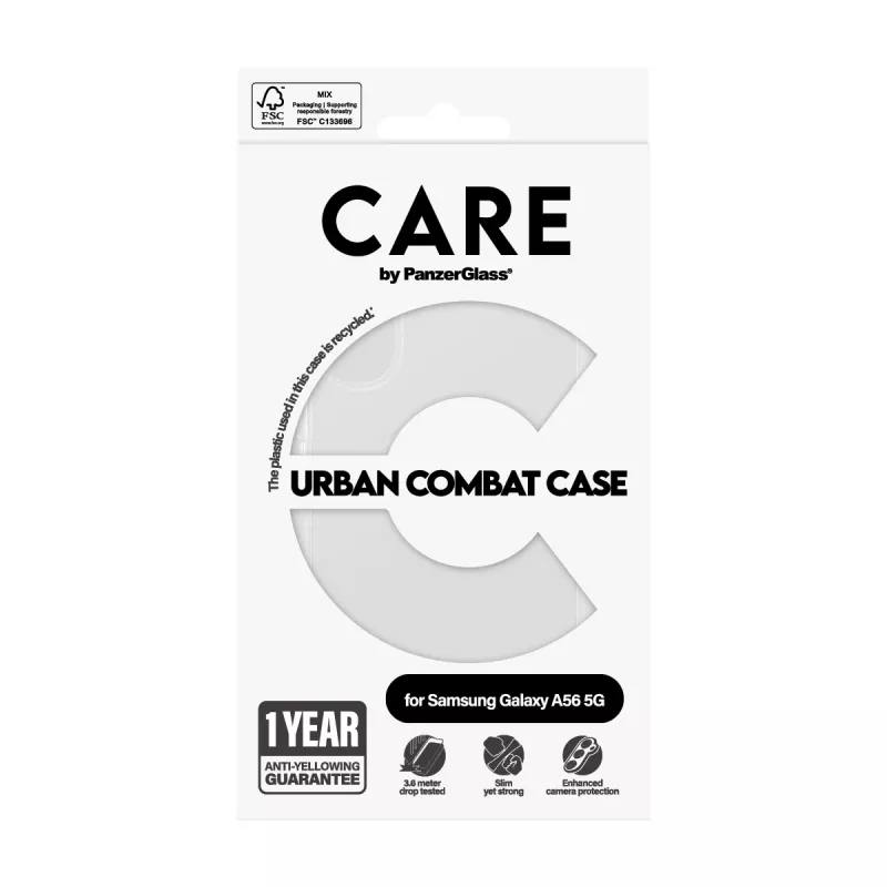 PanzerGlass CARE™ by ® Urban Combat cover trasparente Samsung Galaxy A56 5G
