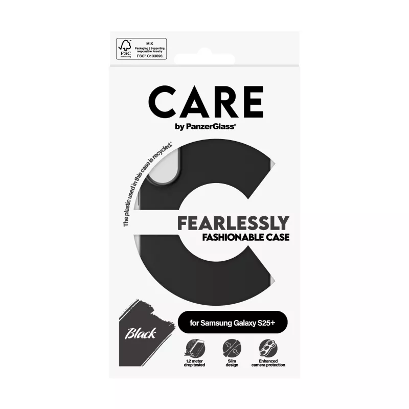 PanzerGlass CARE™ von ® cover nero Samsung Galaxy S25+