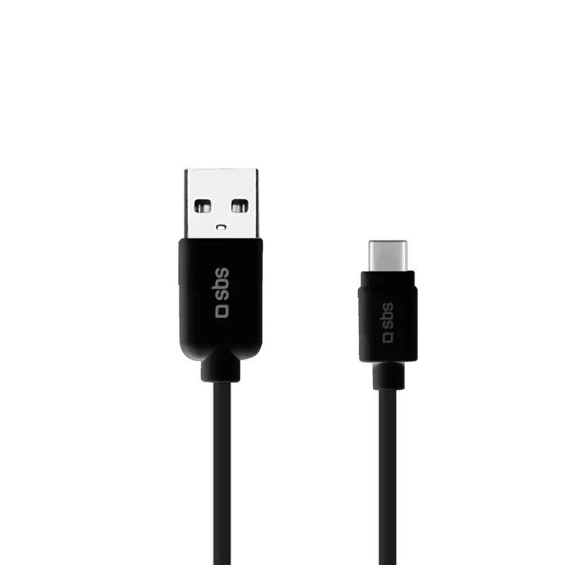 Cavo USB SBS Mobile TECABLETYC1KPOS — USB A a USB C, USB 2.0, 1 m, nero