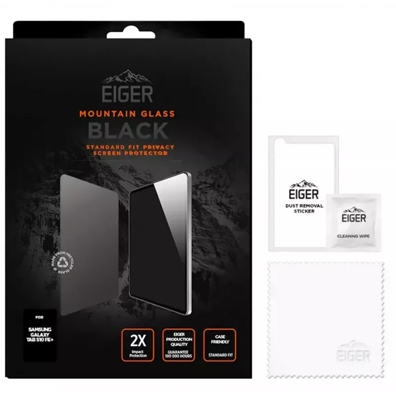 Eiger Mountain Black pellicola privacy per tablet Samsung Galaxy Tab S10 FE+