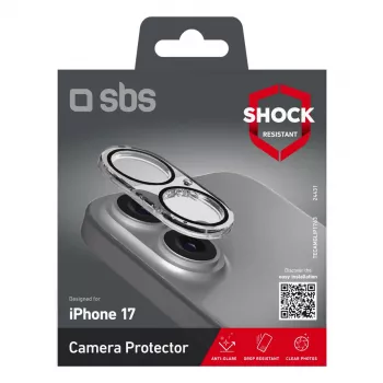 Pellicola protettiva per schermo e lenti della fotocamera SBS TECAMGLIP1763 per Apple iPhone 17/16 antishock e antigraffio