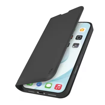 Custodia portafoglio SBS TEWALIP1763K per iPhone 17 nero con supporto da tavolo