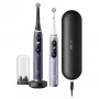 Spazzolino elettrico rotante-oszillante Oral-B iO 80363731 nero argento adulti cura delle gengive sensibile sbiancante
