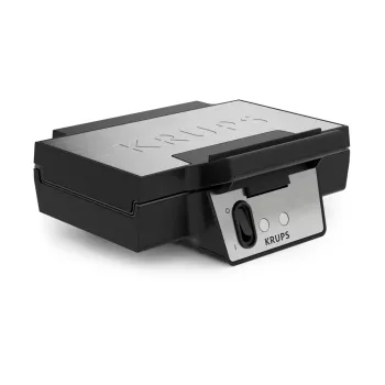Macchina per waffle KRUPS FDK2 — 2 waffle, piastre quadrate, 850 W, nero