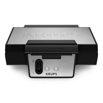 Macchina per waffle KRUPS FDK2 — 2 waffle, piastre quadrate, 850 W, nero