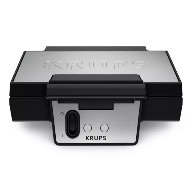 Macchina per waffle KRUPS FDK2 — 2 waffle, piastre quadrate, 850 W, nero