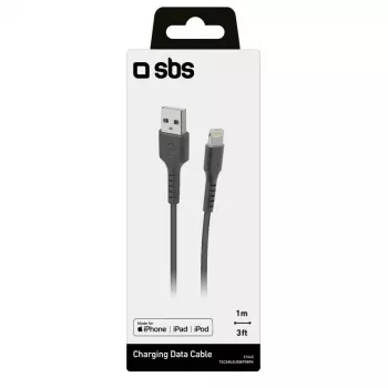 Cavo da Lightning a USB-A SBS Mobile TECABLEUSBIP589K – 1 m, USB 2.0, nero