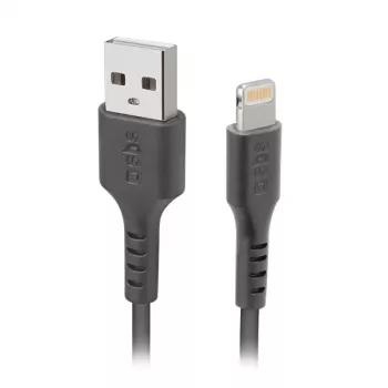 Cavo da Lightning a USB-A SBS Mobile TECABLEUSBIP589K – 1 m, USB 2.0, nero