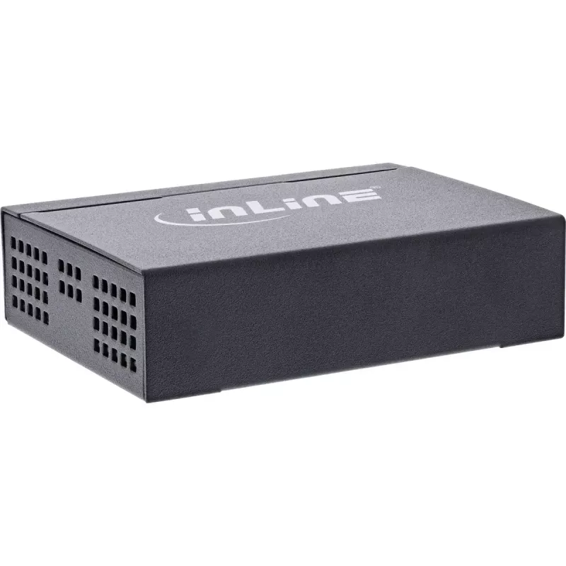 Switch di rete Gigabit InLine 5 porte, 1 Gb/s, desktop, case in metallo, senza ventola