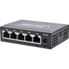 Switch di rete Gigabit InLine 5 porte, 1 Gb/s, desktop, case in metallo, senza ventola
