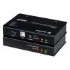 Extender KVM AV ATEN CE801 — USB True 4K HDMI su Cat6 (4K @ 70 m / FHD @ 100 m), HDMI e USB Type-A, nero