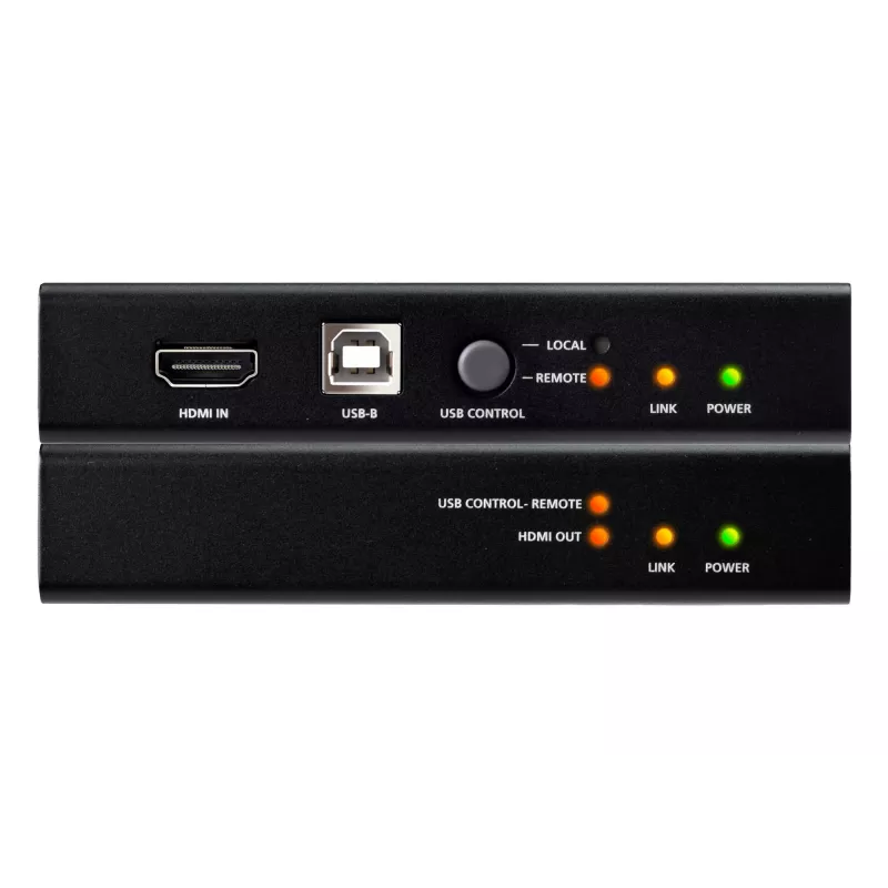 ATEN CE801-AT-G USB True 4K HDMI Cat6 extender KVM (4K @ 70 m / FHD 1080p @ 100 m), HDMI, USB Type-A, RS-232