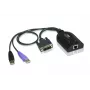 Cavo adattatore KVM ATEN USB - DVI su Cat5e/6 (modulo CPU), USB, USB, DVI-D, nero, viola, RJ-45, 1 x RJ-45