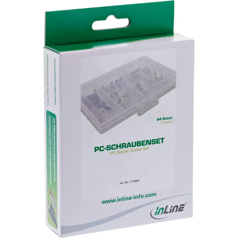 Set viti per PC/server InLine 94 pz.