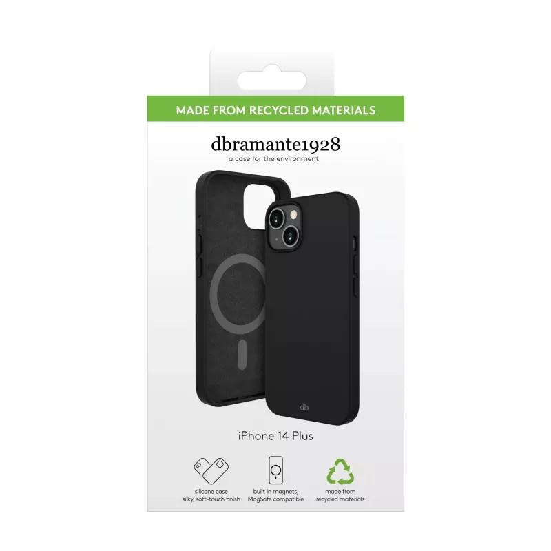 Cover dbramante1928 Monaco iPhone 14 Plus Night nero