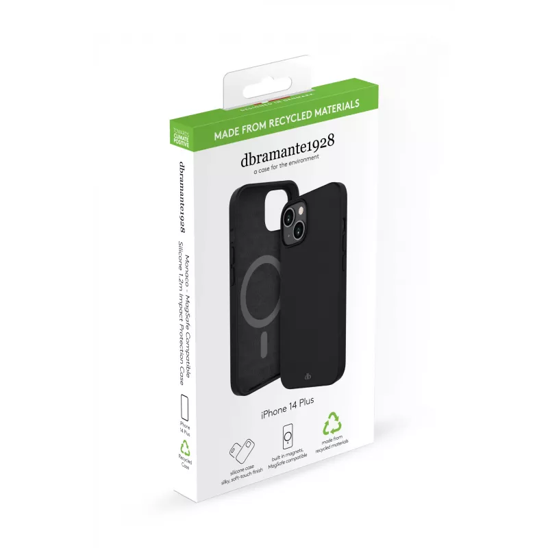 Cover dbramante1928 Monaco iPhone 14 Plus Night nero