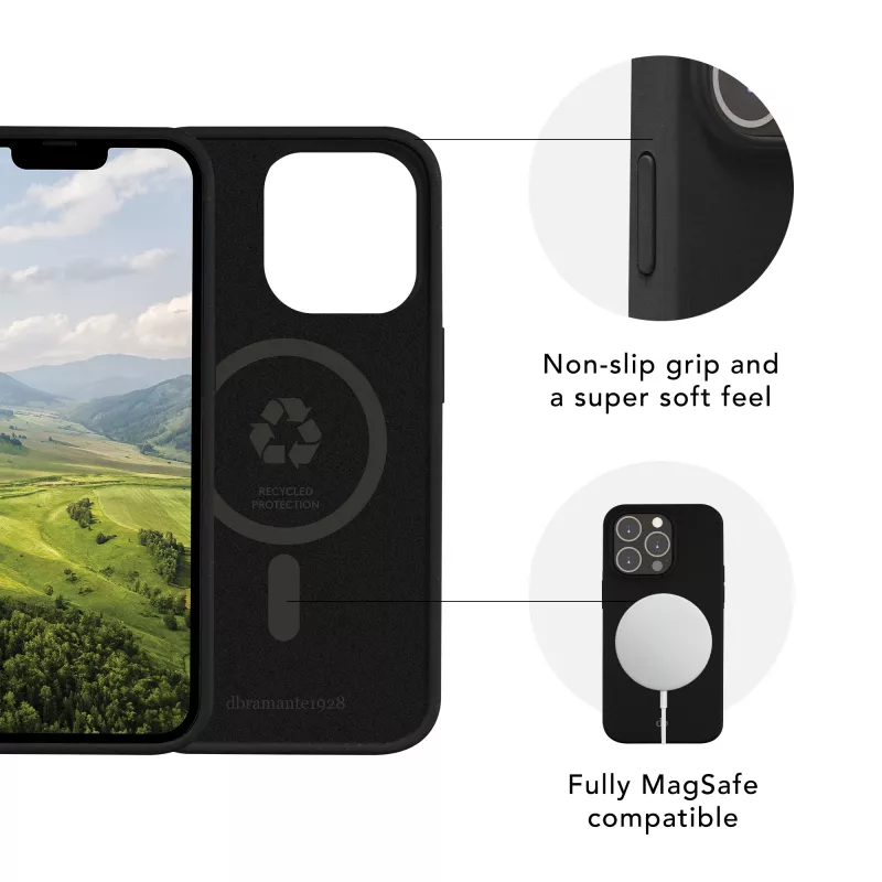 Cover dbramante1928 Monaco iPhone 14 Plus Night nero