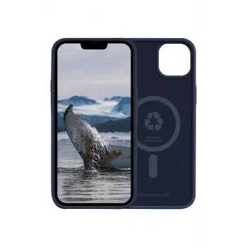 Cover dbramante1928 Monaco iPhone 14 Plus Pacific Blue monocolore