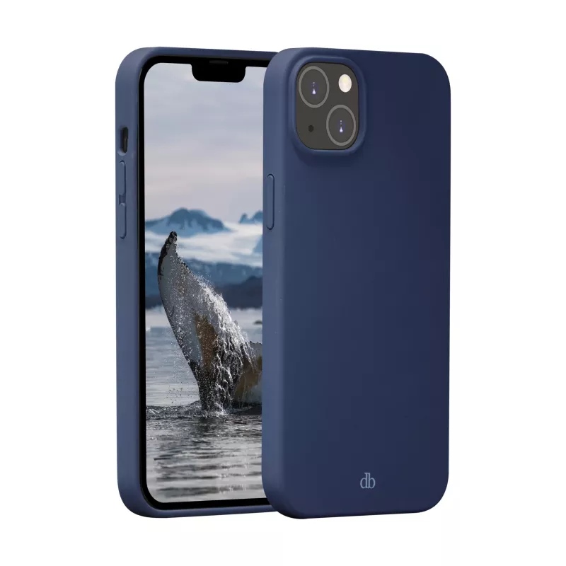 Cover dbramante1928 Monaco iPhone 14 Plus Pacific Blue monocolore