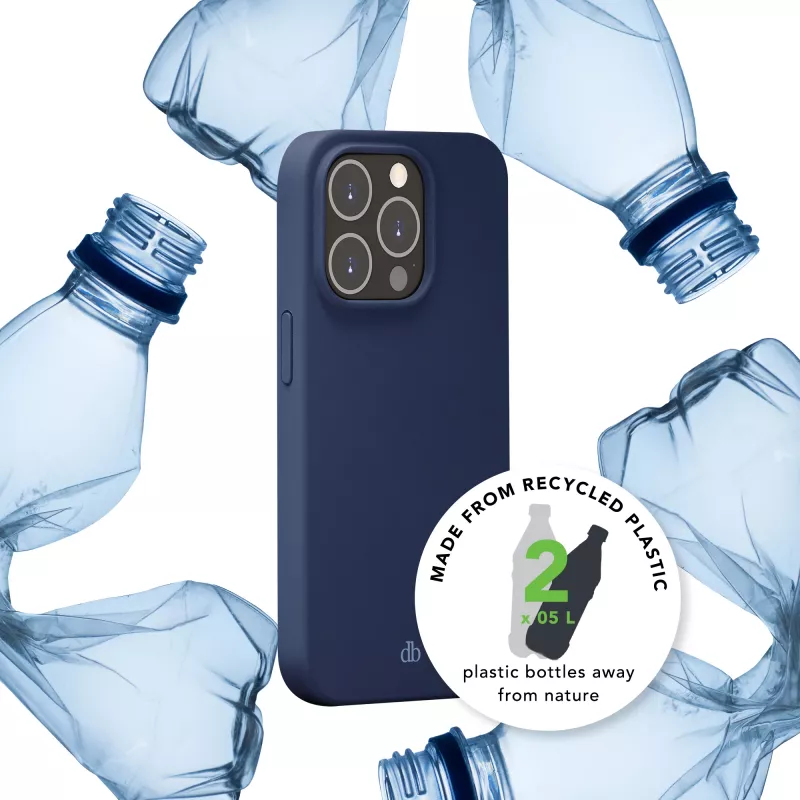 Cover dbramante1928 Monaco iPhone 14 Plus Pacific Blue monocolore