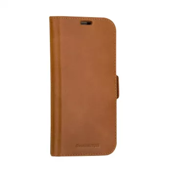 Custodia con folio dbramante1928 Lynge iPhone 15 Tan monocolore marrone