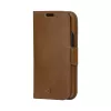 dbramante1928 Lynge LY61GT001181 custodia a libro per Apple iPhone 12/12 Pro, in pelle granulata, marrone chiaro