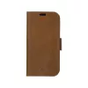dbramante1928 Lynge LY61GT001181 custodia a libro per Apple iPhone 12/12 Pro, in pelle granulata, marrone chiaro
