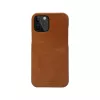 dbramante1928 Lynge LY61GT001181 custodia a libro per Apple iPhone 12/12 Pro, in pelle granulata, marrone chiaro