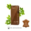 dbramante1928 Lynge LY61GT001181 custodia a libro per Apple iPhone 12/12 Pro, in pelle granulata, marrone chiaro