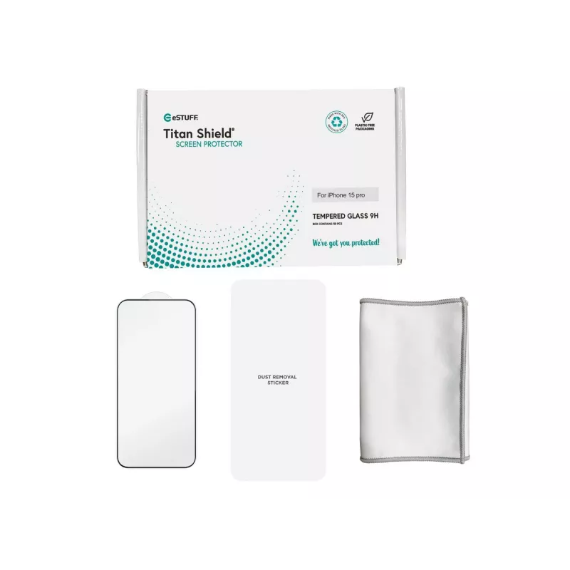 eSTUFF ES501406-50BULK protezione display/retro per cellulare, protezione trasparente Apple 1 pz.