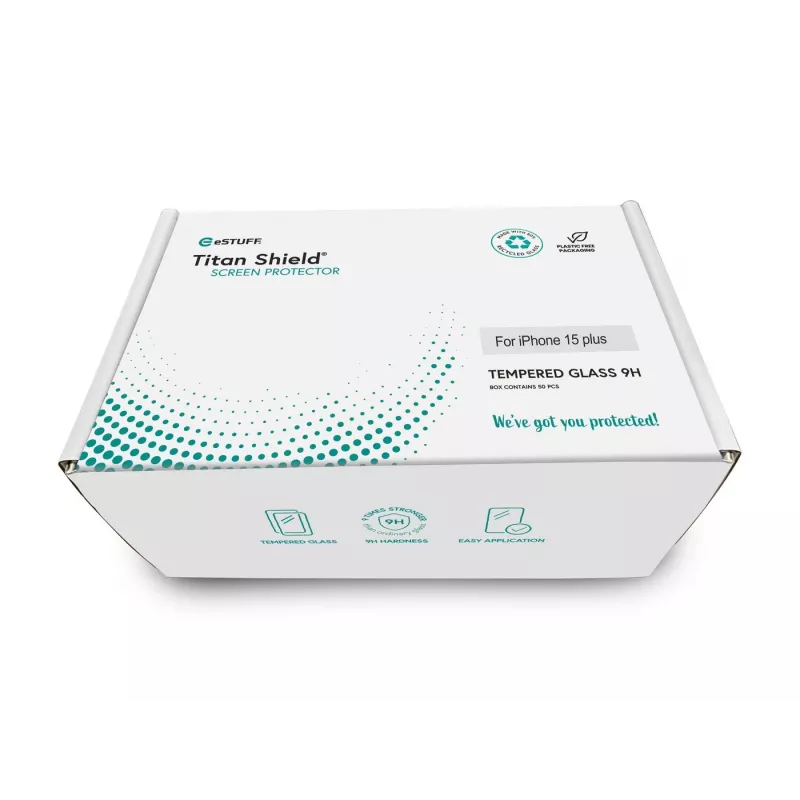 eSTUFF ES501411-50BULK protezione display/retro per cellulare, protezione trasparente Apple 1 pz.