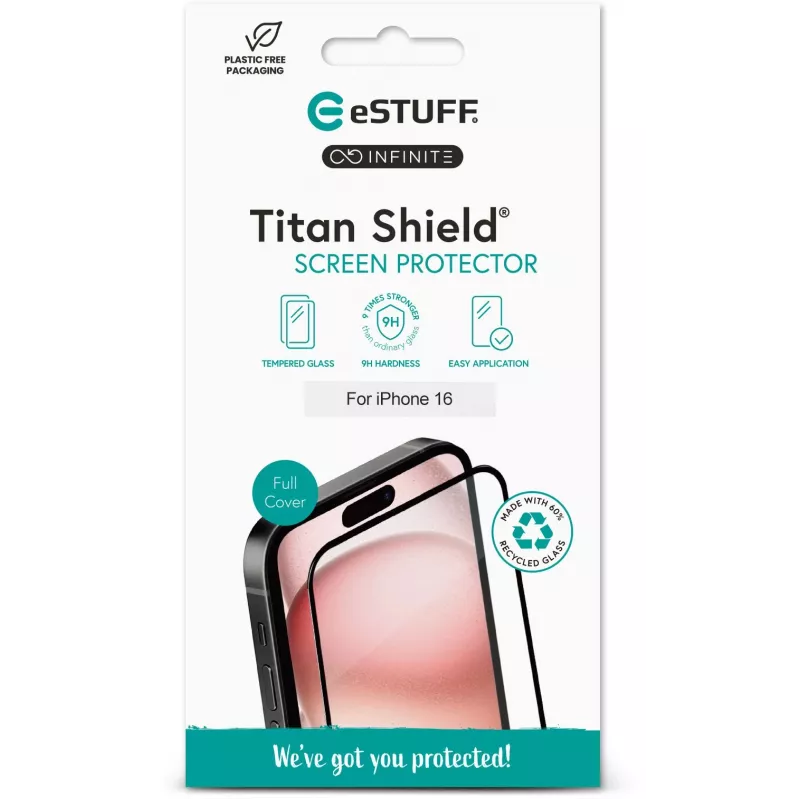 Pellicola protettiva trasparente eSTUFF ES501431 Apple iPhone 17/17 Pro/16 Pro antigraffio antiurto