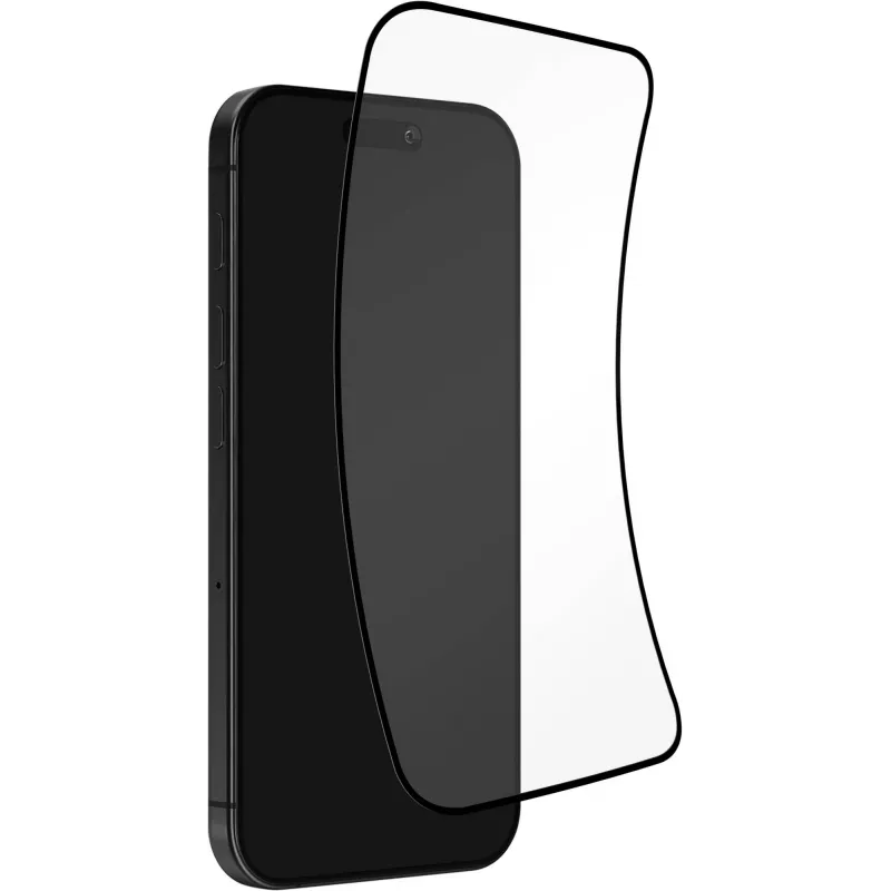 eSTUFF INFINITE iPhone 16 Pro/17 EcoFlex pellicola protettiva display con vassoio di installazione in carta. Titan Shield