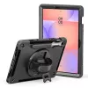 eSTUFF OHIO Defender Custodia per Samsung Galaxy Tab S10 Lite/S10 FE/S9 FE/S9, nero (ES68105002-BULK)