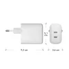 dbramante1928 re-charge Pro – caricabatterie da parete EU – 2x USB-C 30W – W