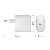 dbramante1928 re-charge Pro - caricabatterie da parete EU USB-C 65 W - W, uso interno, AC, bianco