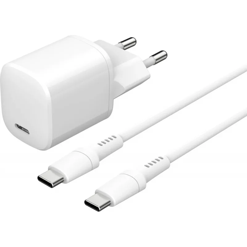 eSTUFF ES637600 caricabatterie per dispositivi mobili smartphone, tablet bianco AC uso interno
