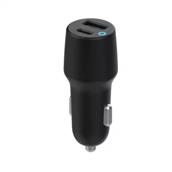 eSTUFF ES631031 caricabatterie mobile per telefoni cellulari nero accendisigari ricarica rapida auto