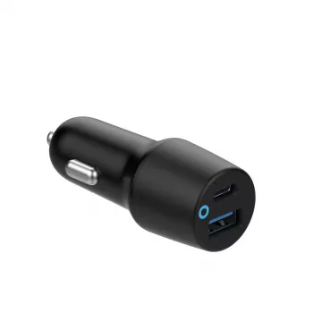 eSTUFF ES631031 caricabatterie mobile per telefoni cellulari nero accendisigari ricarica rapida auto