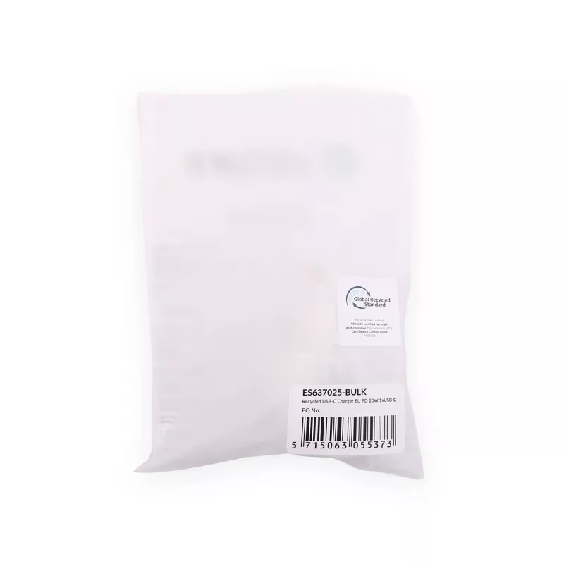 eSTUFF ES637025-BULK caricabatterie mobile smartphone bianco AC ricarica rapida uso interno