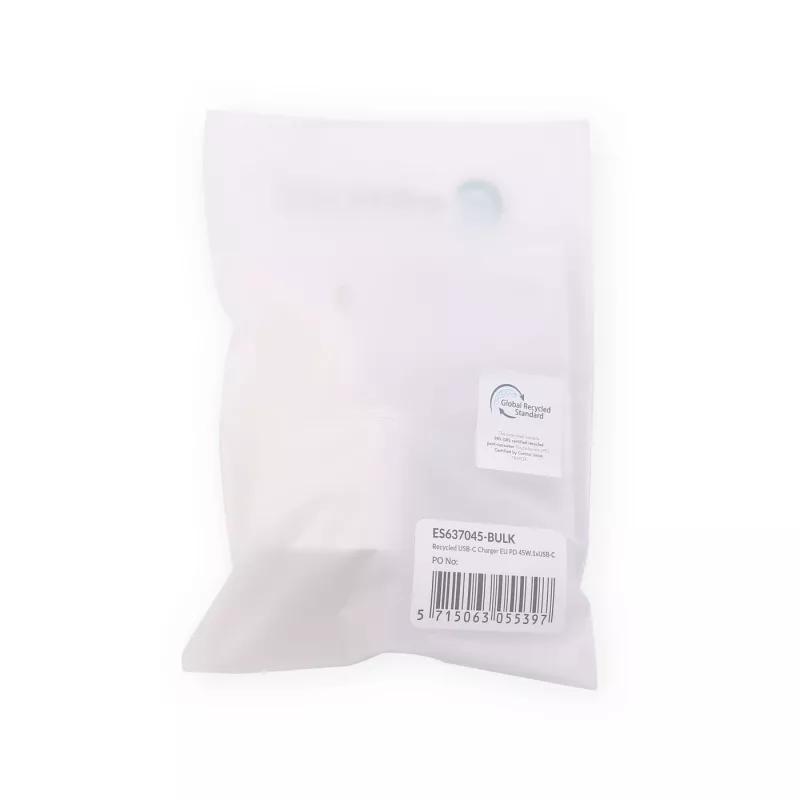 eSTUFF ES637045-BULK caricabatterie mobile smartphone bianco AC ricarica rapida uso interno