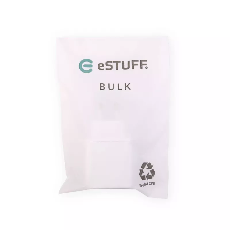 eSTUFF ES637031-BULK caricabatterie per dispositivi mobili smartphone bianco AC ricarica rapida uso interno